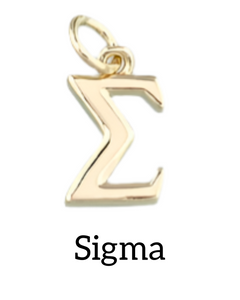 GREEK Letter Charm Collection