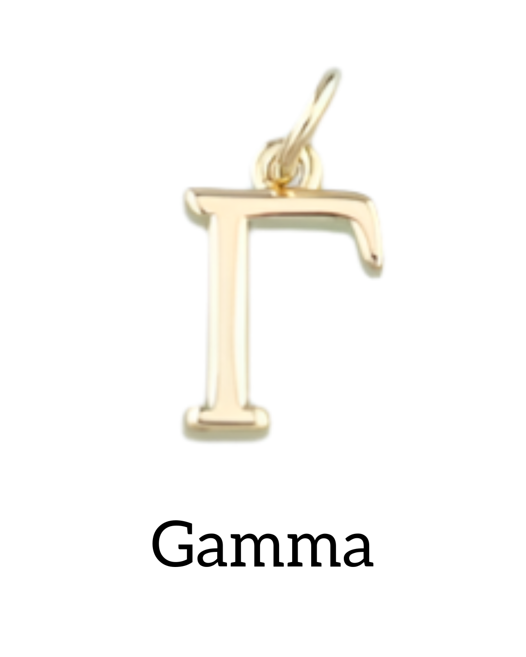 GREEK Letter Charm Collection