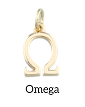 GREEK Letter Charm Collection