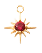Star Birthstone Charm Collection