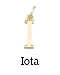 GREEK Letter Charm Collection