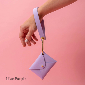 Lilac Purple Wallet & Wristlet Set