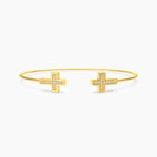 Cross Flexi Cuff Bracelet