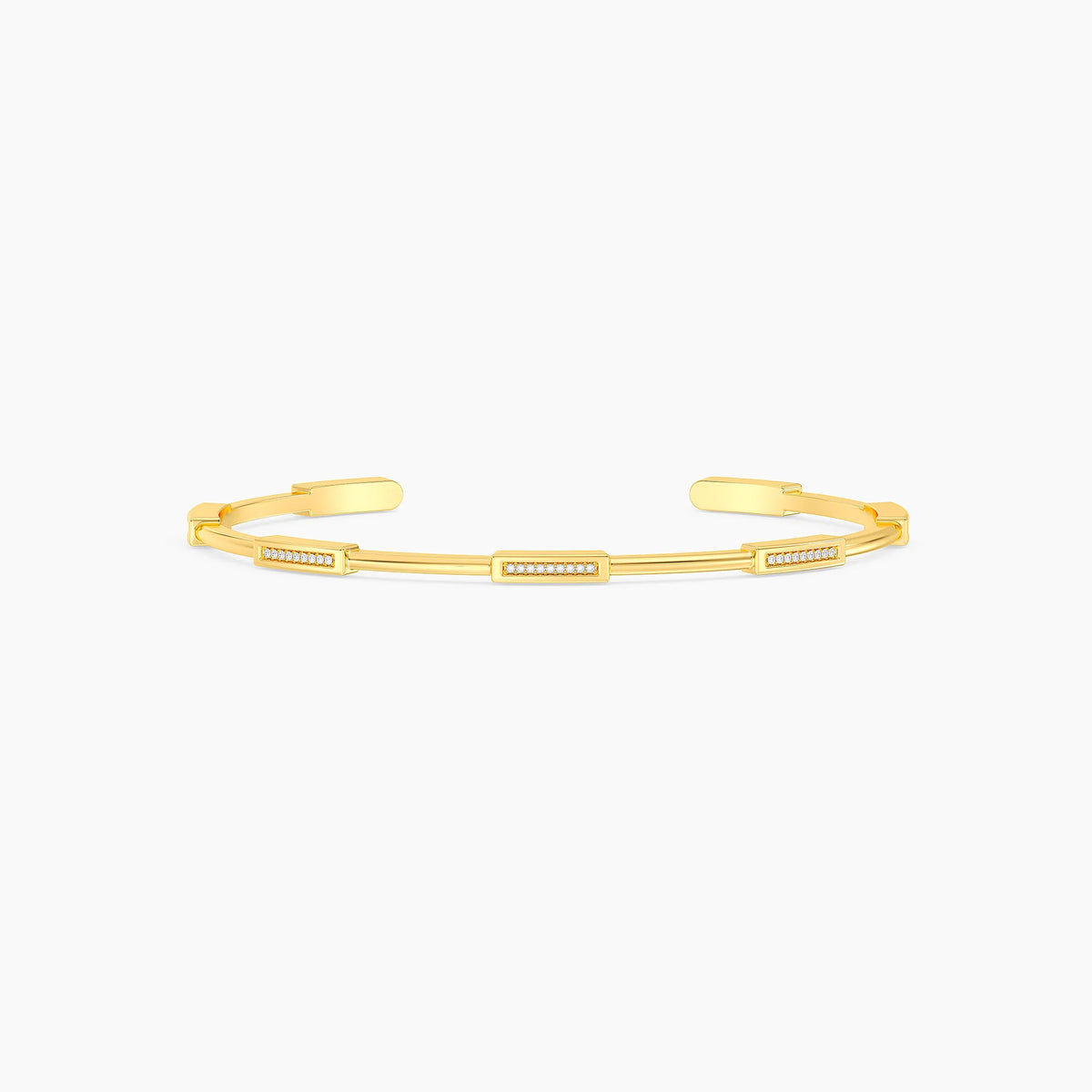 Diamond Bar Cuff Bracelet