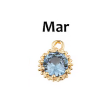 Round Birthstone Charm Collection