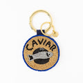 Kelsey Caviar Seed Bead Bag Charm