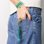 Diana Tassel Beaded Bag Charm
