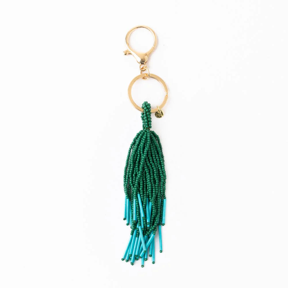 Diana Tassel Beaded Bag Charm