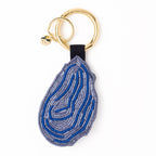 Riley Oyster Beaded Bag Charm