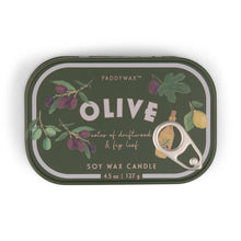 Bistro 4.5oz Printed Tin Candle - Fig & Olive | PADDYWAX
