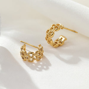 Chain Stud Earrings