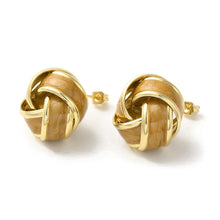 Large Knot Stud Earrings