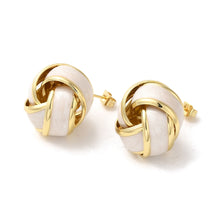 Large Knot Stud Earrings