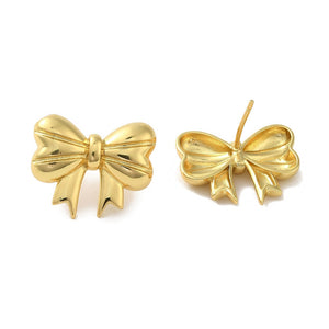 Ribbon Bow Studs