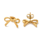Ribbon Bow Studs