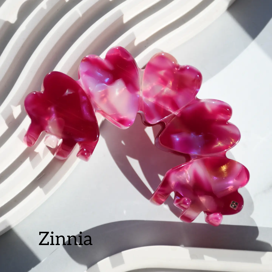 Heart Acetate Hair Claw