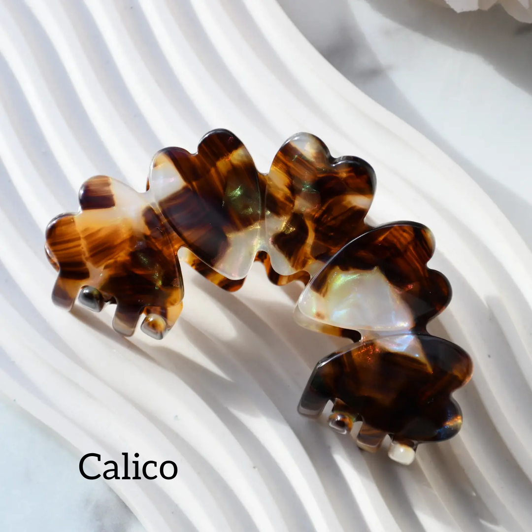 Heart Acetate Hair Claw