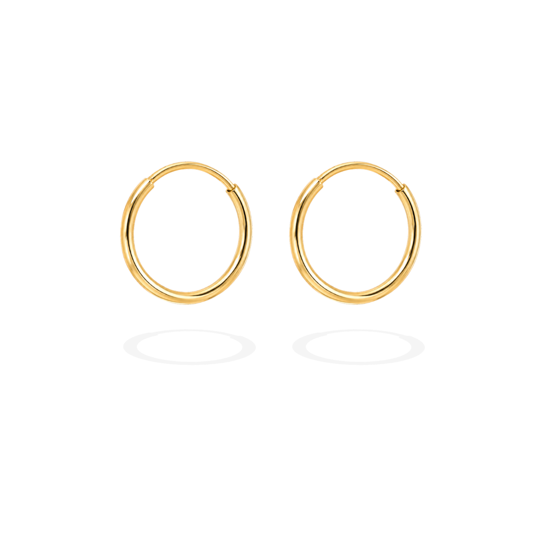 Infinite Gold Hoops