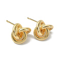 Gold Knotted Studs