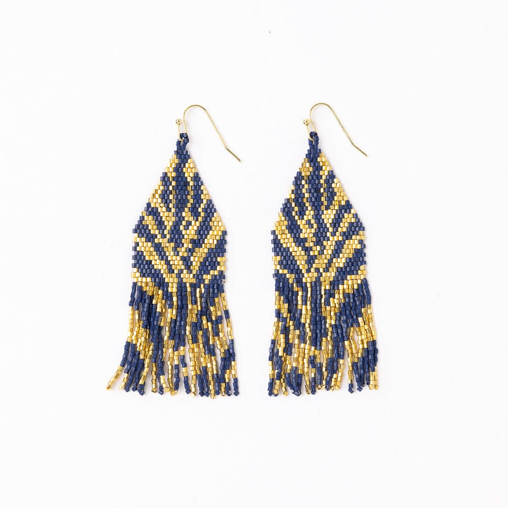Beaded Fringe Earrings