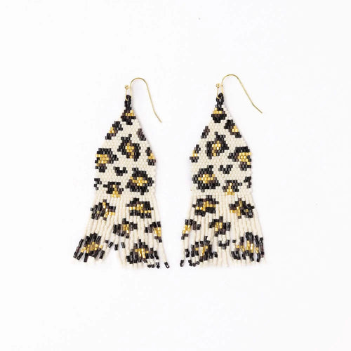 Beaded Fringe Earrings