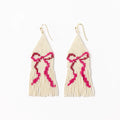 Beaded Fringe Earrings
