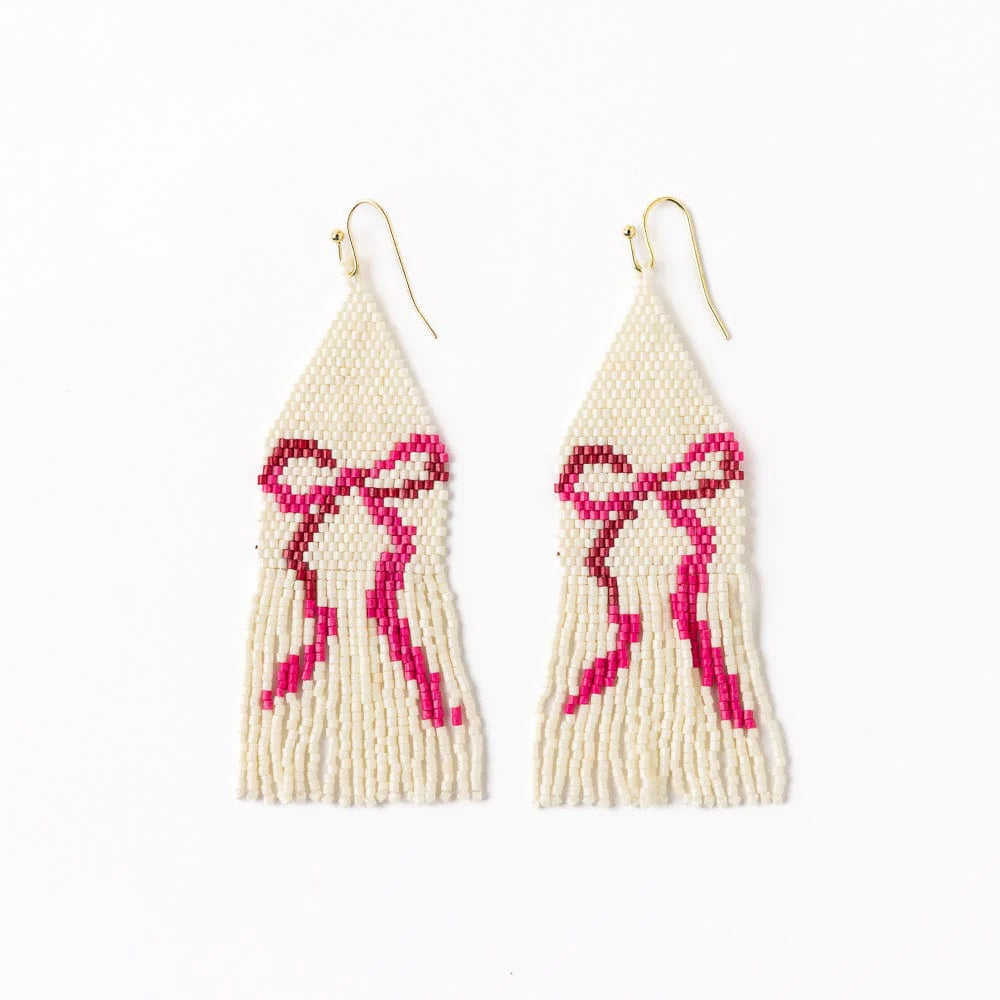 Beaded Fringe Earrings