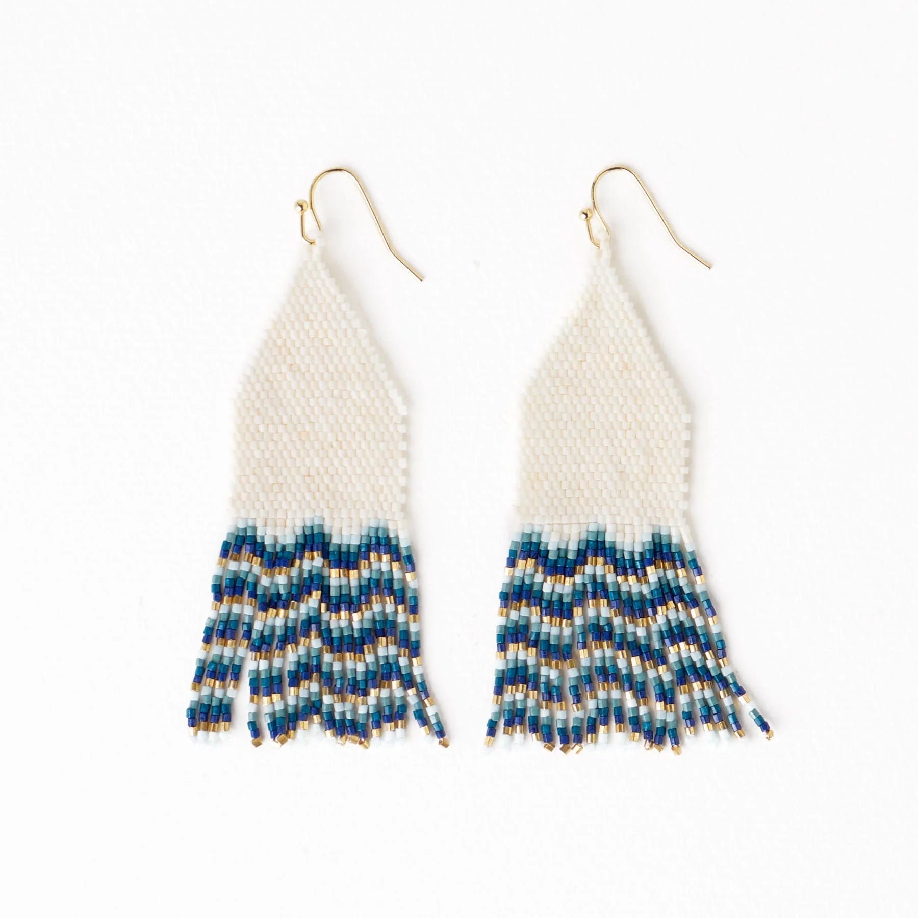 Beaded Fringe Earrings