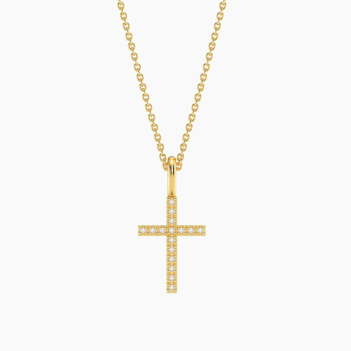 Believe Cross Pendant Necklace