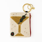 Mary Martini and Olive Beaded Coin Purse