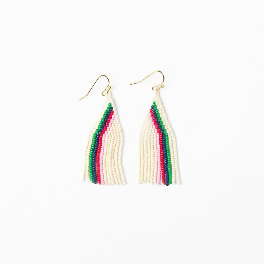 Audrey Small Seed Bead Vertical Stripe