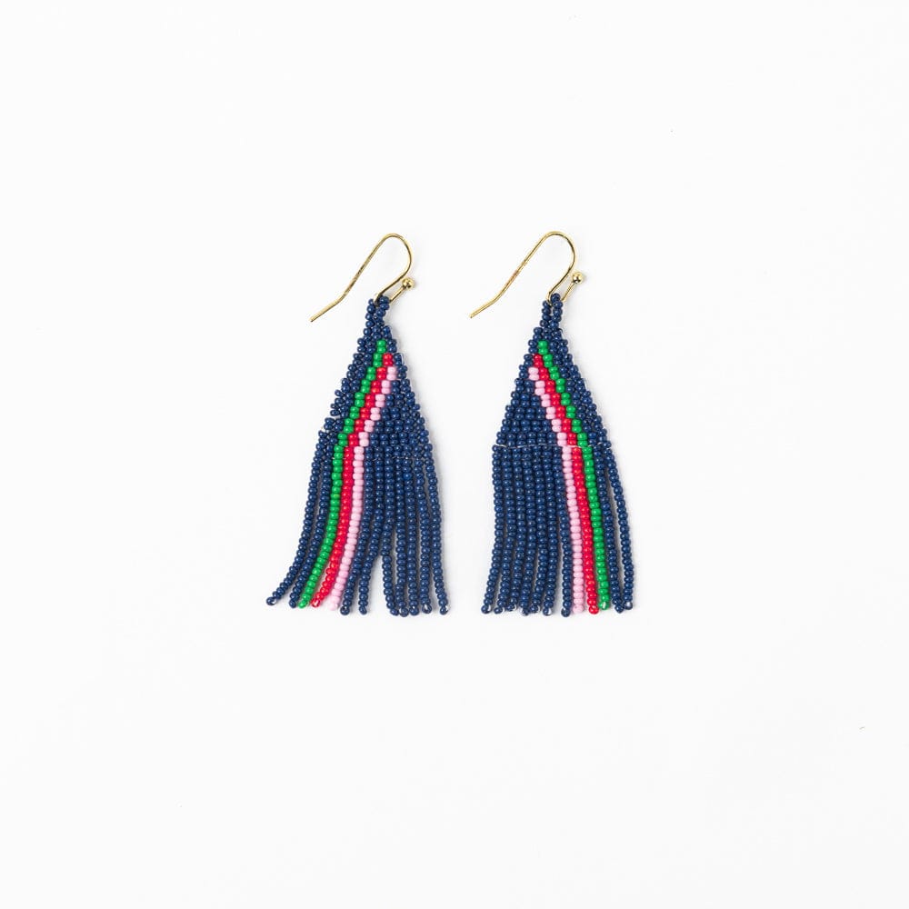 Audrey Small Seed Bead Vertical Stripe