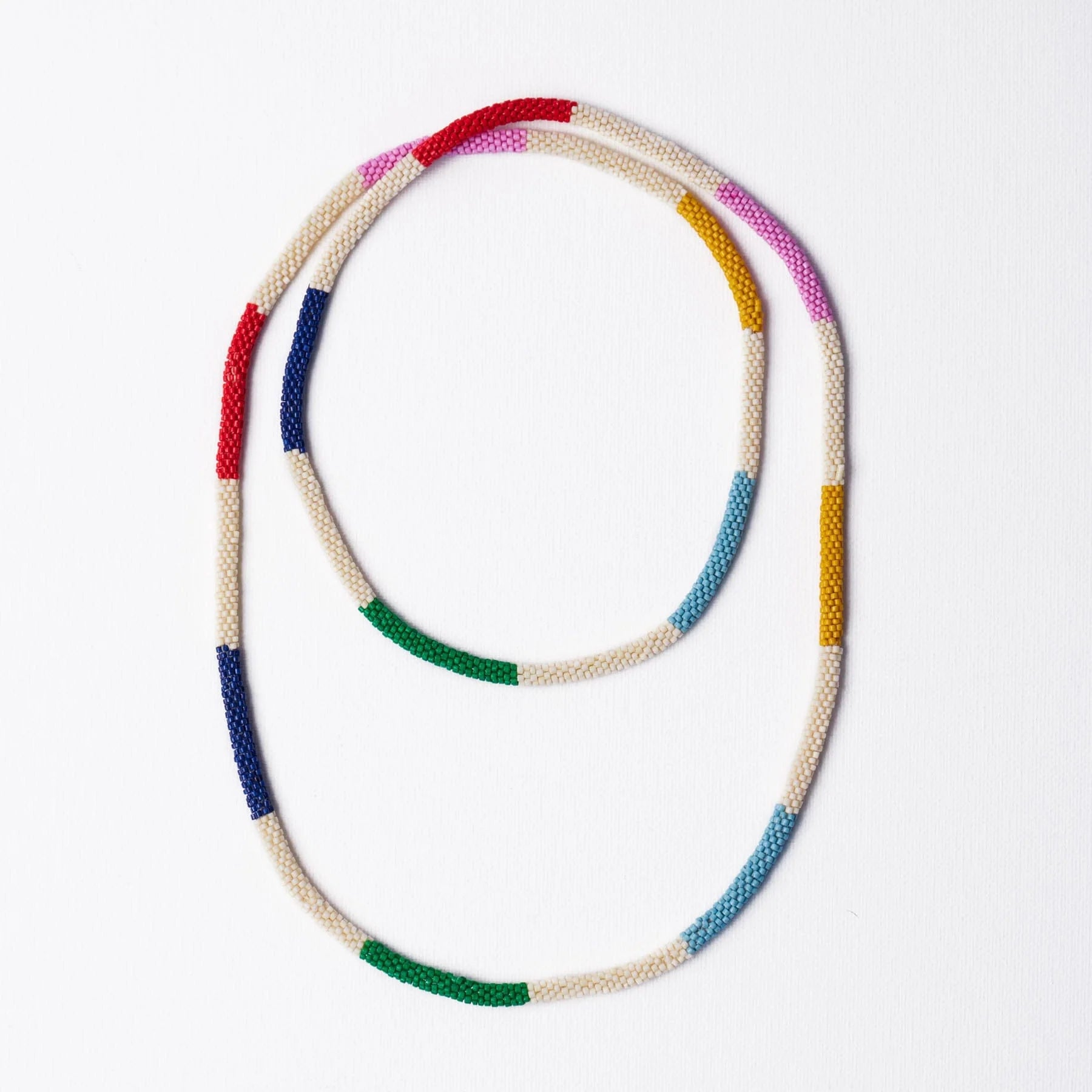 Allie Seed Beaded Necklace