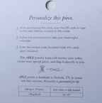 Personalized Novel Necklace
