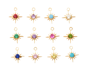 Star Birthstone Charm Collection