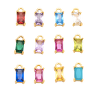Baguette Birthstone Charm Collection