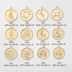 Zodiac Coin Charm Collection