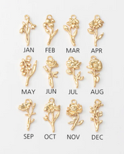 Birth Month Flower Charm Collection