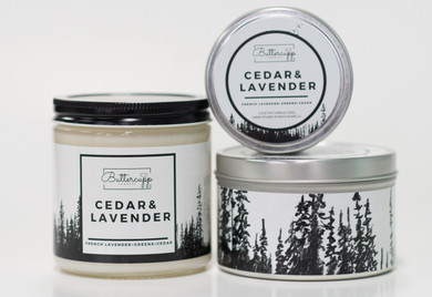 Cedar & Lavender Soy Candle