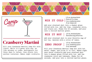 Cranberry Martini Cocktail Kit- 16 oz