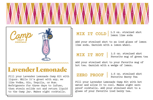Lavender Lemonade Cocktail Kit- 16 oz