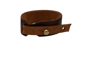 Single Wrap Brown Leather Bracelet