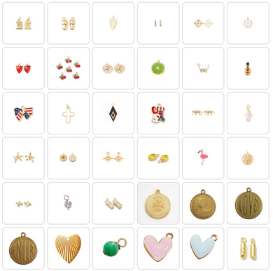 Enamel & Gold Plated Charms