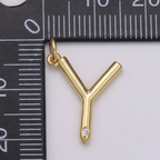 Letter with Diamond Accent (Large)