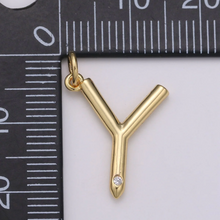 Letter with Diamond Accent (Large)