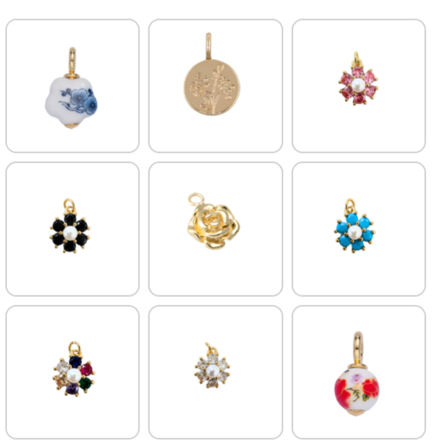 FLORAL Charm Collection