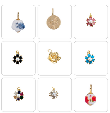 FLORAL Charm Collection