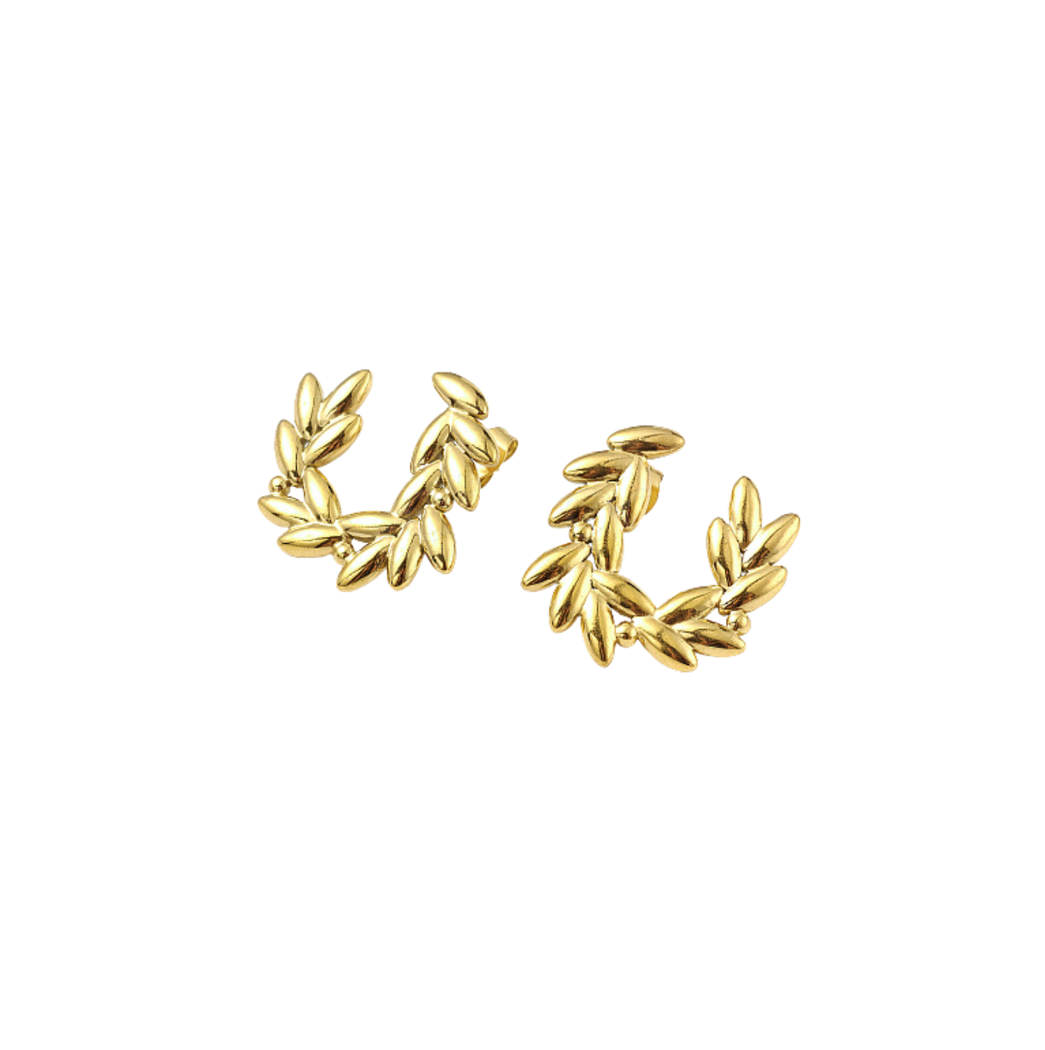 Olive Branch Wreath Earrings