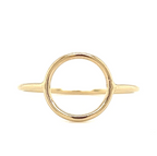 Open Circle Minimalist Ring