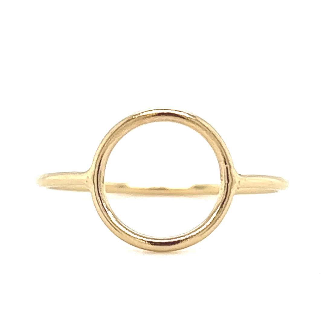 Open Circle Minimalist Ring